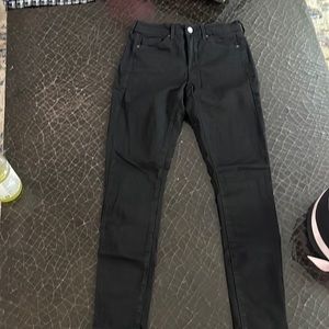 TOPSHOP BLACK MOTO JEANS